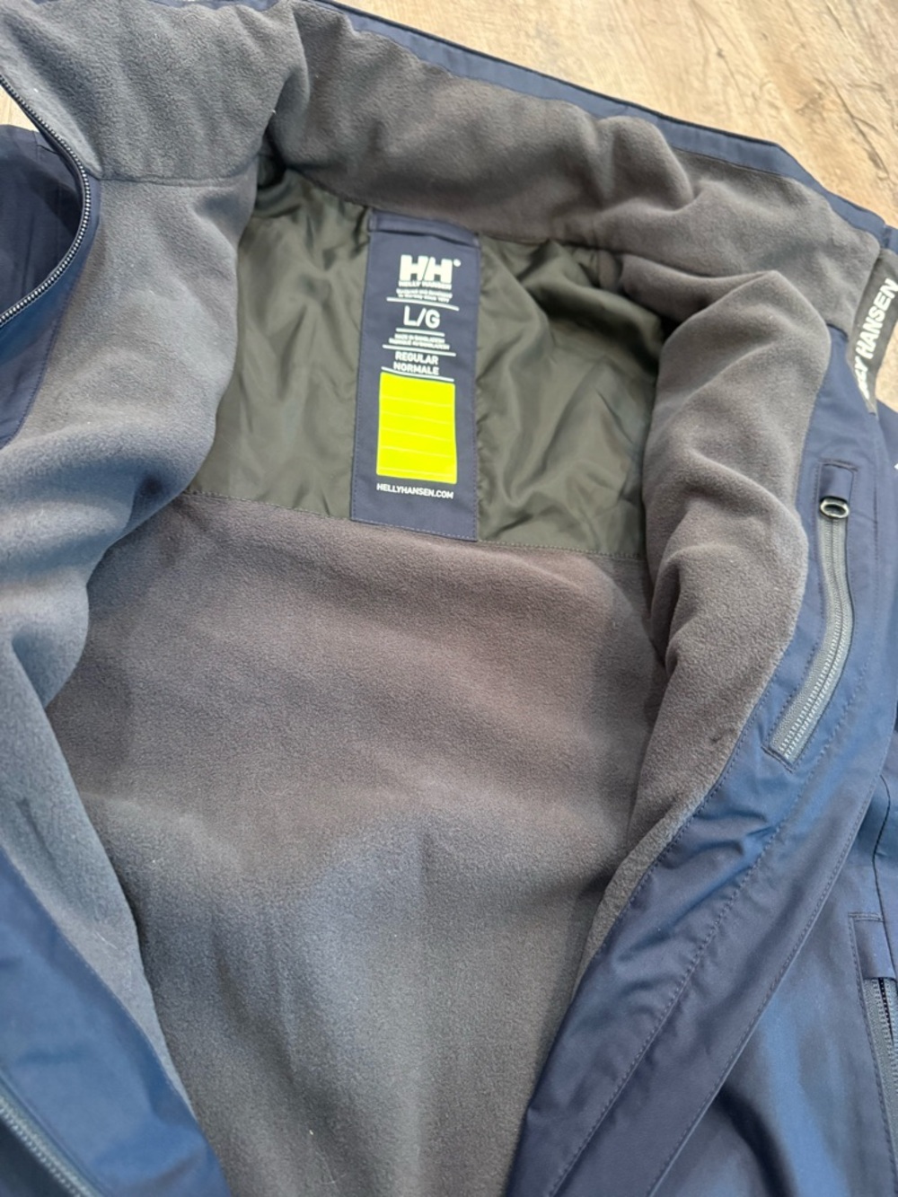 Helly Hansen Crew Hooded Midlayer Jacket | Large - Picture 7 of 8